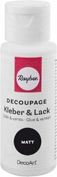 Rayher 38826000 Decoupage klej i lakier matowy, butelka