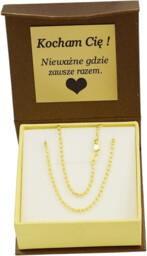 Złoty Łańcuszek Kulkowy 2,00 mm pr 585