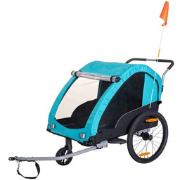 PROFEX Przyczepka rowerowa Jogger 2w1 93500 55kg Pasy
