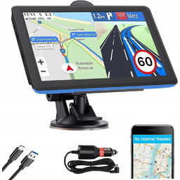 Nawigacja Samochodowa Gps 7 Cali Ekran 16GB