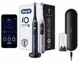 Braun Oral-B szczoteczka elektryczna iO9N zestaw DUO BLACK