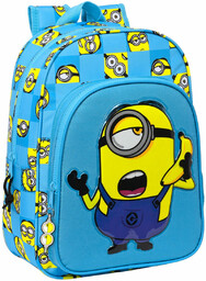 Plecak szkolny Minions Minionstatic Niebieski 26 x 34
