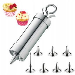 Szpryca do Tortów pączków Kuchenprofi tylki 7szt