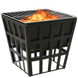 Edinos Kwadratowe palenisko ogrodowe z grillem M8-F99