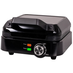 ELDOM GOFROWNICA WA900 WAFLO 1200-2000W, PŁYNNA REGULACJA TEMPERATURY,