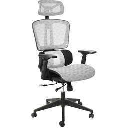 Fotel biurowy ergonomiczny Preda - Szary