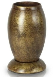 Wazon nagrobkowy ceramiczny złoty Polnix 70.016 na cmentarz