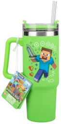 Paladone Insulated Travel Cup Minecraft Steve Ze słomką