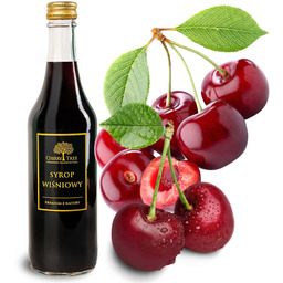 Syrop wiśniowy 73% owoców 480 ml