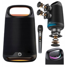 Głośnik przenośny bluetooth z mikrofonem Karaoke Manta Otus