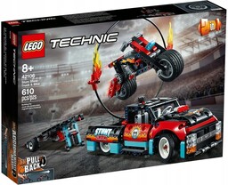 Lego Technic 42106 Furgonetka motocykl kaskaderski