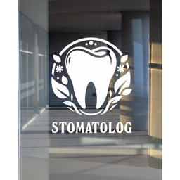 Naklejka samoprzylepna: Stomatolog