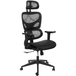 Fotel biurowy ergonomiczny Vataro - Czarny