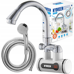 Noveen Elektryczny Podgrzewacz Wody Przepływowy LCD Bateria Kran