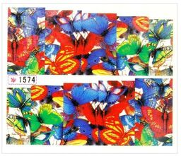 Naklejki wodne do paznokci arkusz 6,5 x 5,5