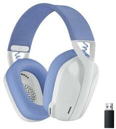 Logitech G435 Lightspeed Nauszne Biały Słuchawki bezprzewodowe