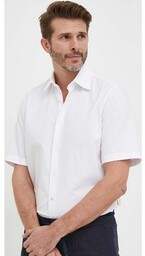 BOSS koszula bawełniana BOSS ORANGE męska kolor biały