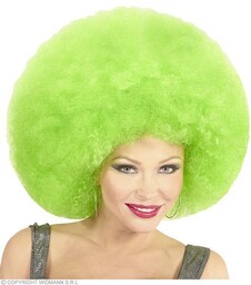 Peruka Mega Afro Zielone