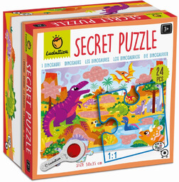 Ludattica Puzzle dla dzieci z ukrytymi motywami Dinozaury