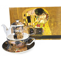 Czajnik z filiżanką 300ml Gustav Klimt Tea For