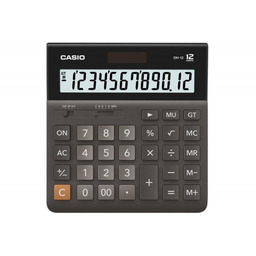 Casio kalkulator DH-12BK-S biurowy 12 miejsc Czarny