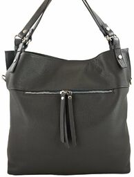 Duży skórzany worek / shopper bag - A4