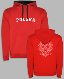 BLUZA Z KAPTUREM - ORZEŁ NA PLECACH