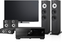 WE.SEE.OLED48 (czarny) + RXA2A (czarny) + B&W 603