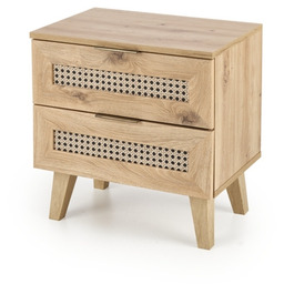 BORNEO SN-1 szafka nocna dąb artisan/czarny