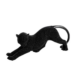 Eurofirany Figurka dekoracyjna Eldo 3 39x11x14 Pantera czarna