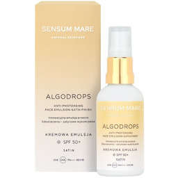 SENSUM MARE Algodrops innowacyjna emulsja przeciw fotostarzeniu -