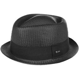 Kapelusz Słomkowy Acapulco Black by Lipodo, czarny, cm