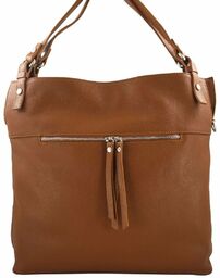 Duży skórzany worek / shopper bag - A4