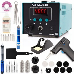 Zestaw Stacja Lutownicza Rozlutownicza Yihua 948 75W 2W1