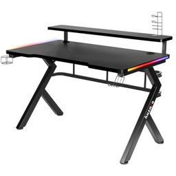 HUZARO Biurko gamingowe Hero 5.0 RGB Czarny