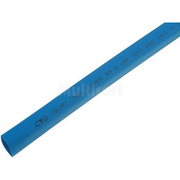 Rurka termokurczliwa 2,4mm 2:1 1m niebieska