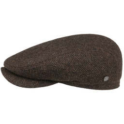 Kaszkiet Crimson Wool Herringbone by Lierys, brązowy