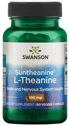 SWANSON Suntheanine L-Theanine 100mg 60vegcaps