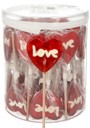 Lizaki Walentynkowe Lizak Serce Love Mini Na Walentynki