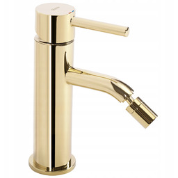 Bateria bidetowa stojąca Lungo Gold złota Rea