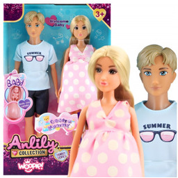 WOOPIE ROYAL Zestaw Lalek Rodzina Lily w Ciąży