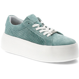 Filippo Sneakersy damskie, cholewka ze skóry naturalnej zamszowej