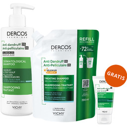 Zestaw Vichy Dercos Anti Dandruff DS, szampon przeciwłupieżowy,