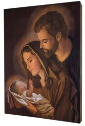 Święta Rodzina, obraz na desce