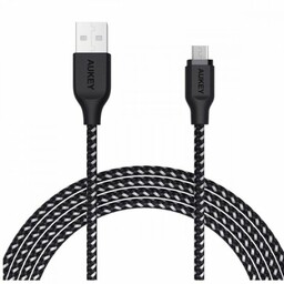 AUKEY CB-AM1 nylonowy kabel Quick Charge micro USB-USB