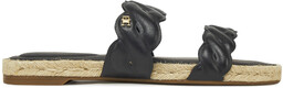 Espadryle Tommy Hilfiger Leather Rope Espadrille Mule FW0FW08503