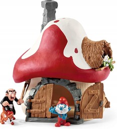 Schleich 20803 Smerfy Domek Smerfów z figurkami