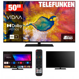 Telewizor Smart Tv Led 50" Telefunken D50U975M8CWI 4K