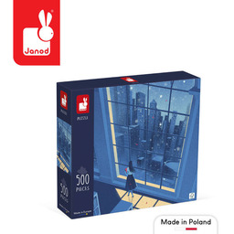 Puzzle artystyczne Nocny widok w błękicie 500 elementów