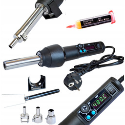 Stacja lutownicza Hotair Wep 8858-I mała poręczna +Flux